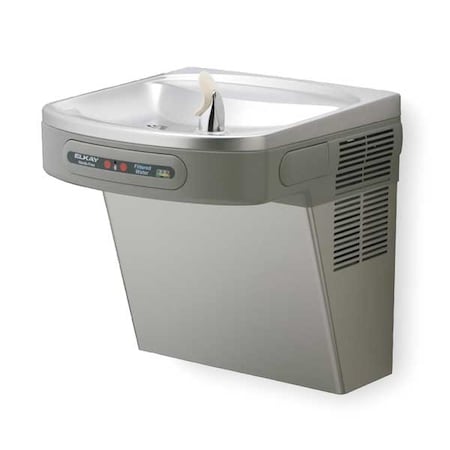 On-Wall Single Drinking Fountain, 1 Level, 19 in D, 19 13/16 in H, 18 3/8 in W