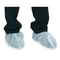 Disposable Shoe Covers, Polypropylene, White, Slip Resistant Sole: Yes , Universal