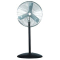 Standard Duty Air Circulator, Pedestal Mount, 30 in Blade Dia, 115V, 2,700/4,400/6,100 cfm