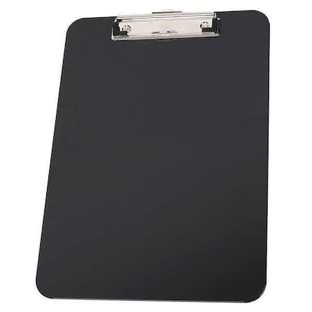 8-1/2" x 11" Plastic Clipboard, Black