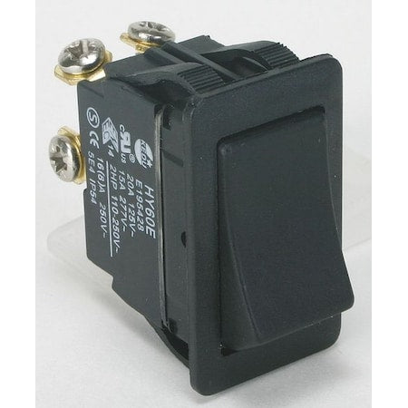Rocker Switch, DPST, 4 Connections