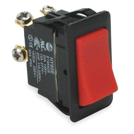 Rocker Switch, DPST, 4 Connections
