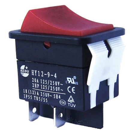 Rocker Switch, SPST, 2 Connections
