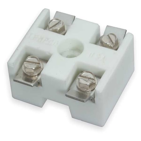 Ceramic Terminal Block, 1-1/4x1-9/16 in.