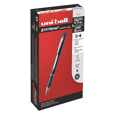 Rollerball Pen, Stick, Medium 0.7 mm, Black PK12