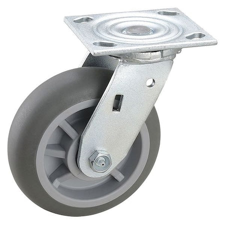 Swivel NSF-Listed Plate Caster, 600 lb., Ball