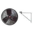 Light Duty Industrial Fan, Wall Mount, 18 in Blade Dia, 115V, 2,460/3,480 cfm, Non-Oscillating