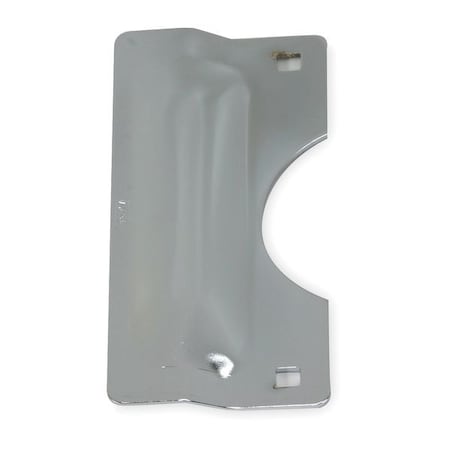 Heavy Duty Latch Guard, Chrome, Steel, 7"L x 3"W