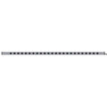 Outlet Strip, 24 5-15R, 5-15P, 15 ft., Gray