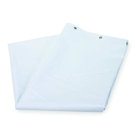 Shower Curtain, Vinyl, Clear, 36 in W, 72 in L