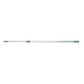 96 in Threaded Telescoping Pole, Silver, Aluminum/Plastic