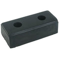 Dock Bumper, 10x2-3/4x4-1/2 In, Rubber, PK4