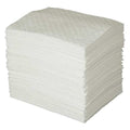 Sorbent Pad, 35 gal, 15 in x 19 in, Oil, White, 100 PK