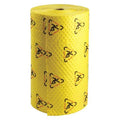 Sorbent Roll, 40 gal, 30 in x 150 ft, Harsh Chemicals, Black, Red, Yellow, Polypropylene