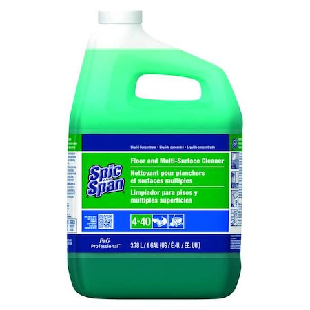 Floor Cleaner, 1 gal., Green, PK3
