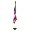 US Flag Set, indoor, 4x6 Ft
