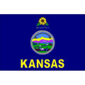Kansas State Flag, 3x5 Ft