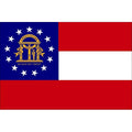 Georgia State Flag, 3x5 Ft