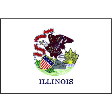 Illinois State Flag, 3x5 Ft