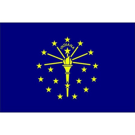 Indiana State Flag, 3x5 Ft