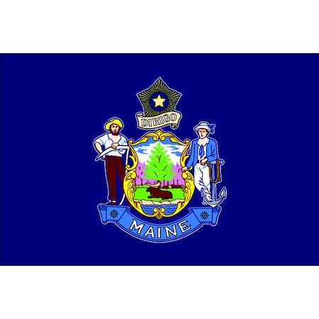 Maine State Flag, 3x5 Ft