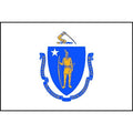 Massachusetts State Flag, 3x5 Ft