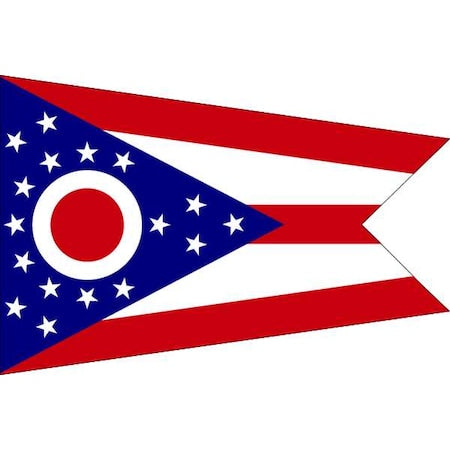 Ohio State Flag, 3x5 Ft