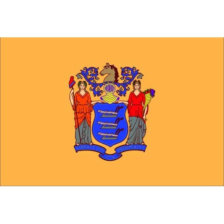 New Jersey State Flag, 3x5 Ft