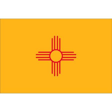 New Mexico State Flag, 3x5 Ft