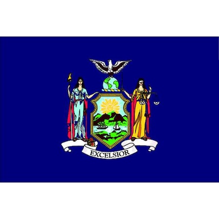 New York State Flag, 3x5 Ft