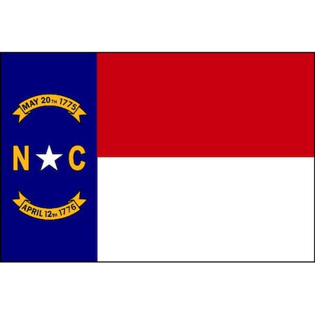 North Carolina State Flag, 3x5 Ft
