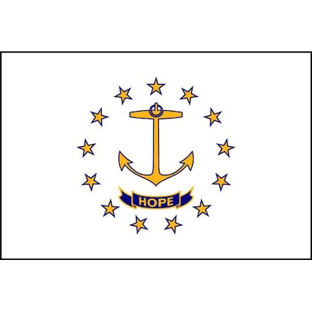 Rhode Island State Flag, 3x5 Ft