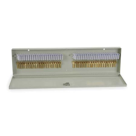 Key Control Cabinet, Steel, Beige, 48 Key Capacity
