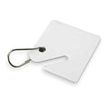 Blank Key Tags, 1 1/2 in H x 1 1/2 inW, White, 50 PK