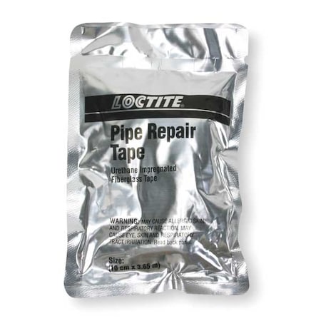 Pipe Repair Kit, Tape, 4 Inx12 Ft Roll, Ylw