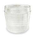 GlassReflctorTyV,6 3/8""L,7 1/2""W,6 3/8""H