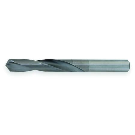 Screw Machine Drill Bit, 25/64 in Size, 118 Degrees Point Angle, Spiral Flute