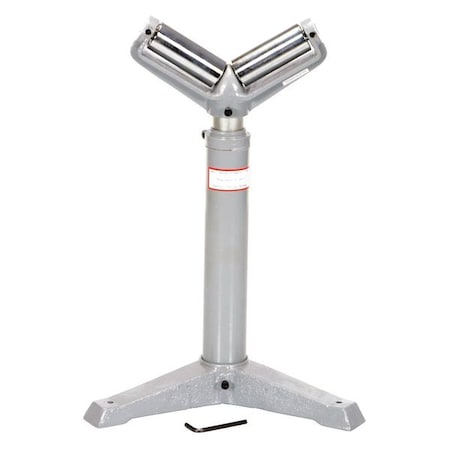 Roller Stand, V Style, H to 38 1/2 In