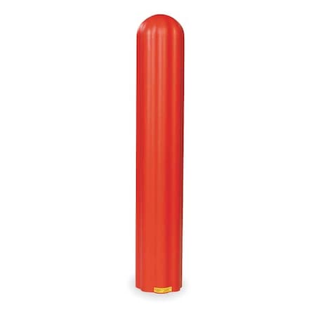 Post Sleeve, 8 In Dia., 57 In H, Red