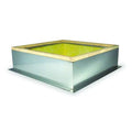 Roof Curb,Fixed,12 In H,28 1/2 In OD