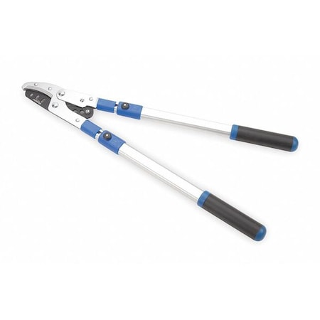 Lopper, Anvil Blade, 1-7/8 in Cut Cap, High Carbon Steel 3 in L Blade, Aluminum Handle, Rubber Grip