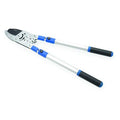 Gear Driven Lopper, Anvil Blade, 2 in Cut Cap, High Carbon Steel 3-1/4 in L Blade, Aluminum Handle