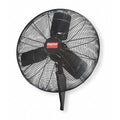Light Duty Quiet Design Industrial Fan, Wall Mount, 24 in Blade Dia, 115V, 2,280/4,320/5,030 cfm