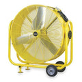 Outdoor Air Circulator, Floor Mount, 36 in Blade Dia, 120V, 8350/12,250 cfm, Non-Oscillating