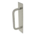 Door Pull Plate, Stainless Steel, 16"L x 4"W, 0.05" Proj.