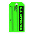 Production Status Tag, Cleaning and Maintenance, Cardstock, 3 in H x 5 3/4 in W, Green, Rectangle