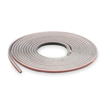 Foam Seal, 17 ft., Gray, Polypropylene Pile