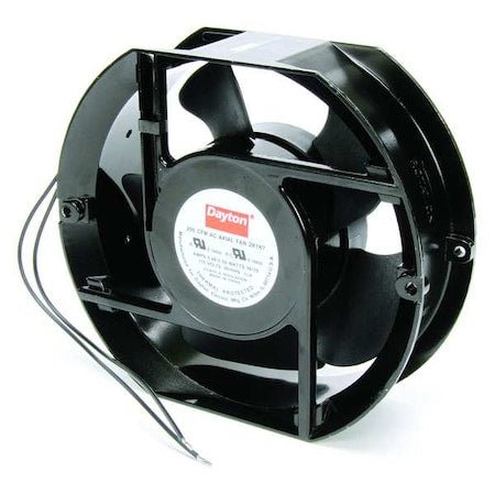 Axial Fan, Round, 115V AC, 1 Phase, Aluminum, 5 15/16 in W.