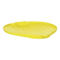 Round Pail Lid, 12 1/4 in Dia, Yellow, Polypropylene