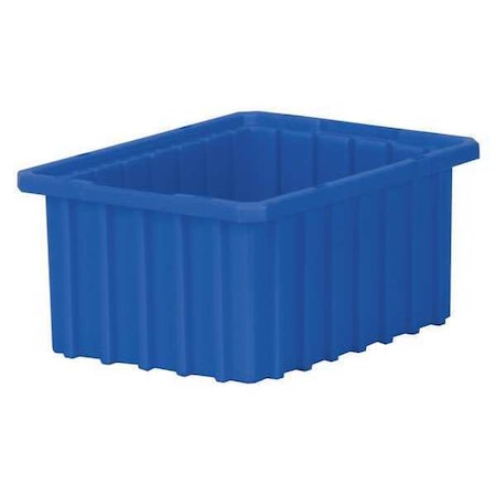Industrial Grade Polymer, Divider Box, Blue, 10 7/8 in L, 5 in H